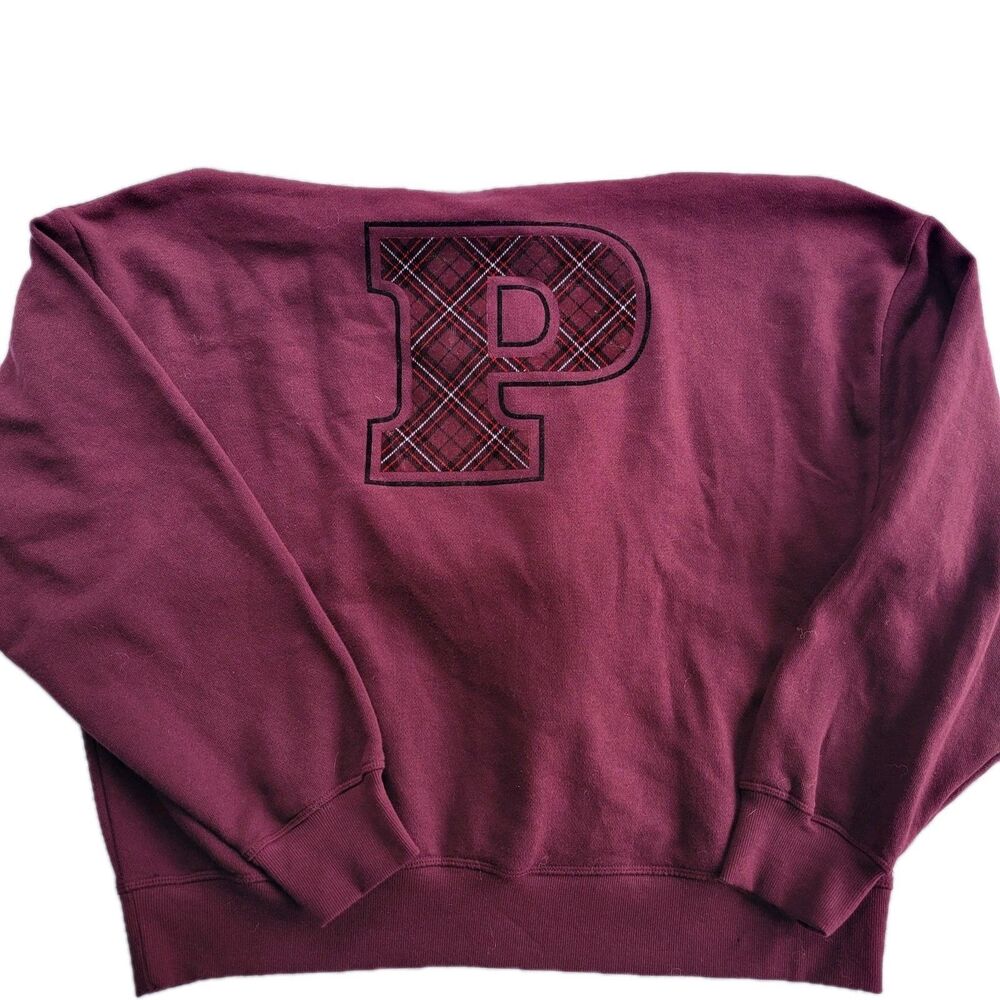 NWT Victoria's Secret Pink Size M Hoodie Pullover Sweatshirt Plaid  Soft New